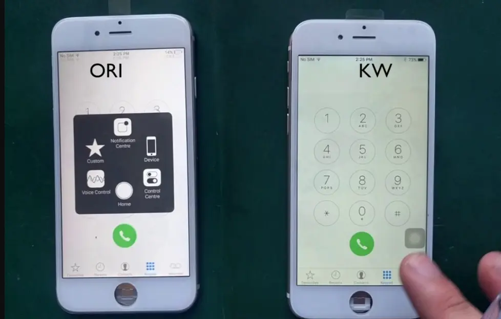 Perbedaan Warna Layar iPhone Asli dengan Palsu